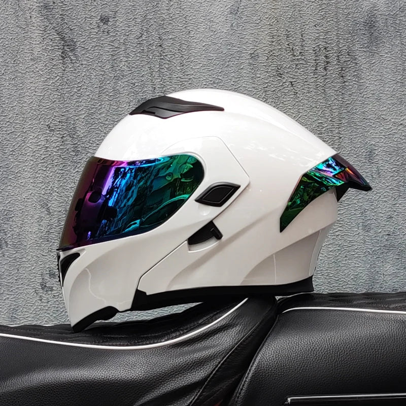 Motorcycle helmets Double Visors Modular Flip Up helmet DOT