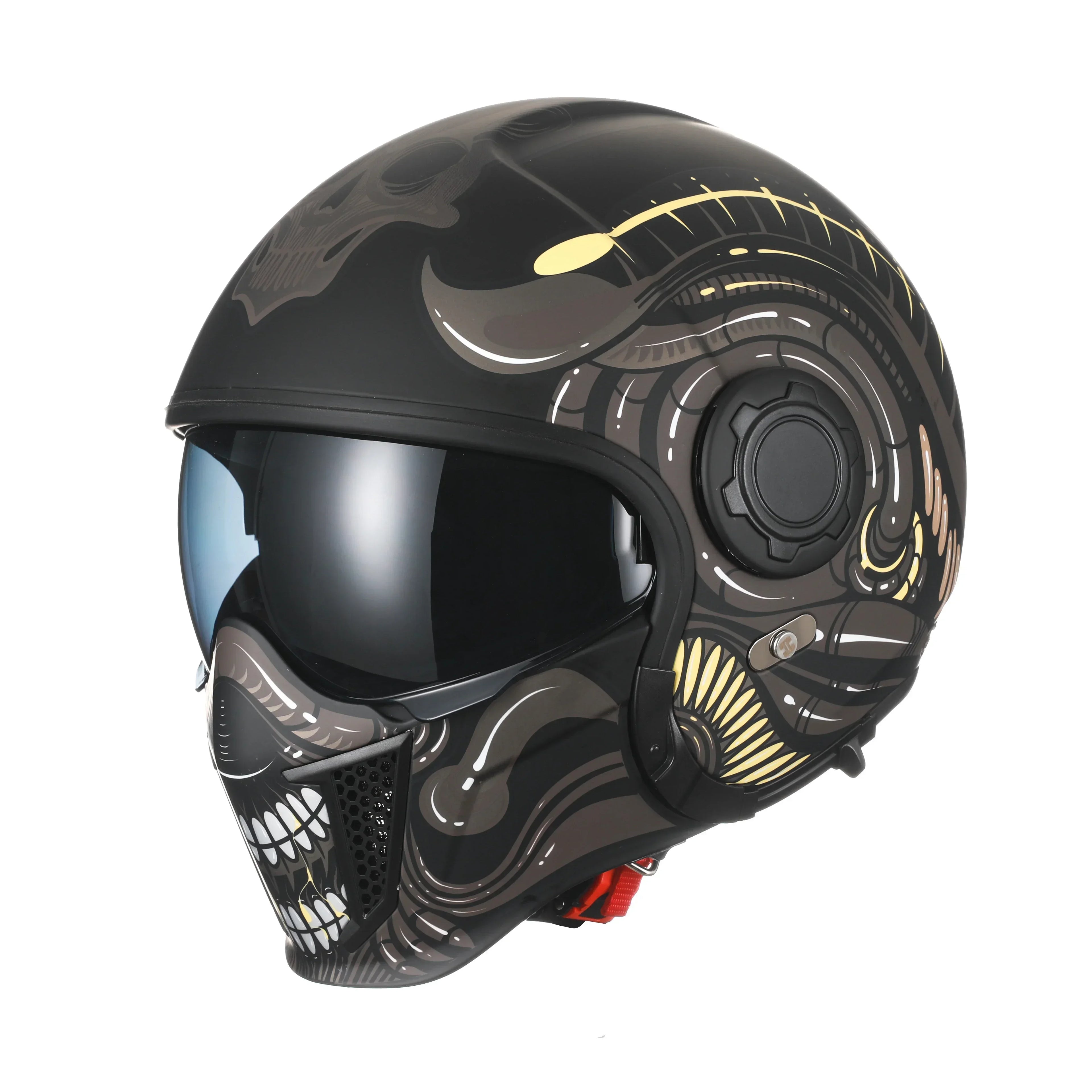 Modular Motorcycle Helmet Full Face Open Face Retro Helmets DOT ECE APPROVED CYRIL OP12A Capacete De Moto Masculino