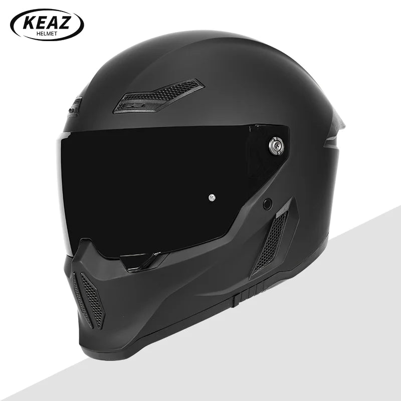 Men's Motorcycle Full Face Helmets Women's Bike Racing, Street Bike Riding All-Season Full-Coverage Safety Helmets