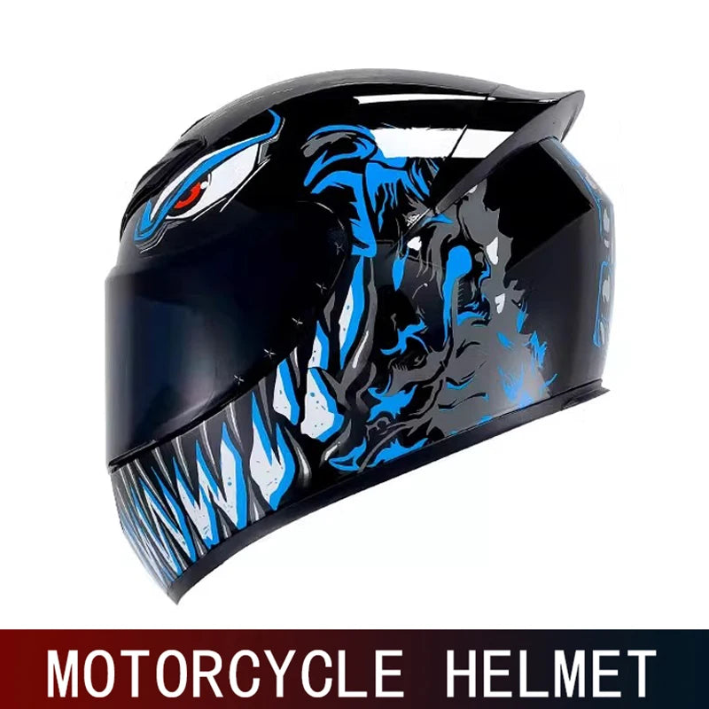 DOT men's motorcycle helmet full helmet sunshade retro arcade car full helmet four seasons winter warm racing kart helmet