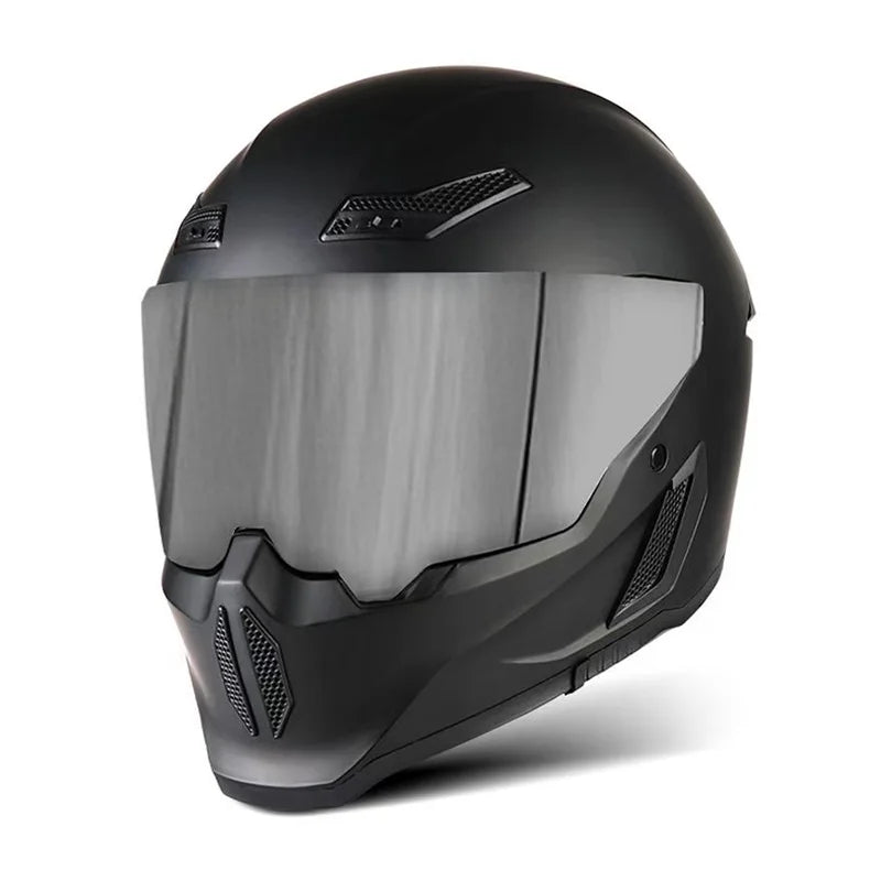 Men's Motorcycle Full Face Helmets Women's Bike Racing, Street Bike Riding All-Season Full-Coverage Safety Helmets