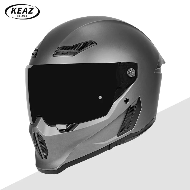 Men's Motorcycle Full Face Helmets Women's Bike Racing, Street Bike Riding All-Season Full-Coverage Safety Helmets