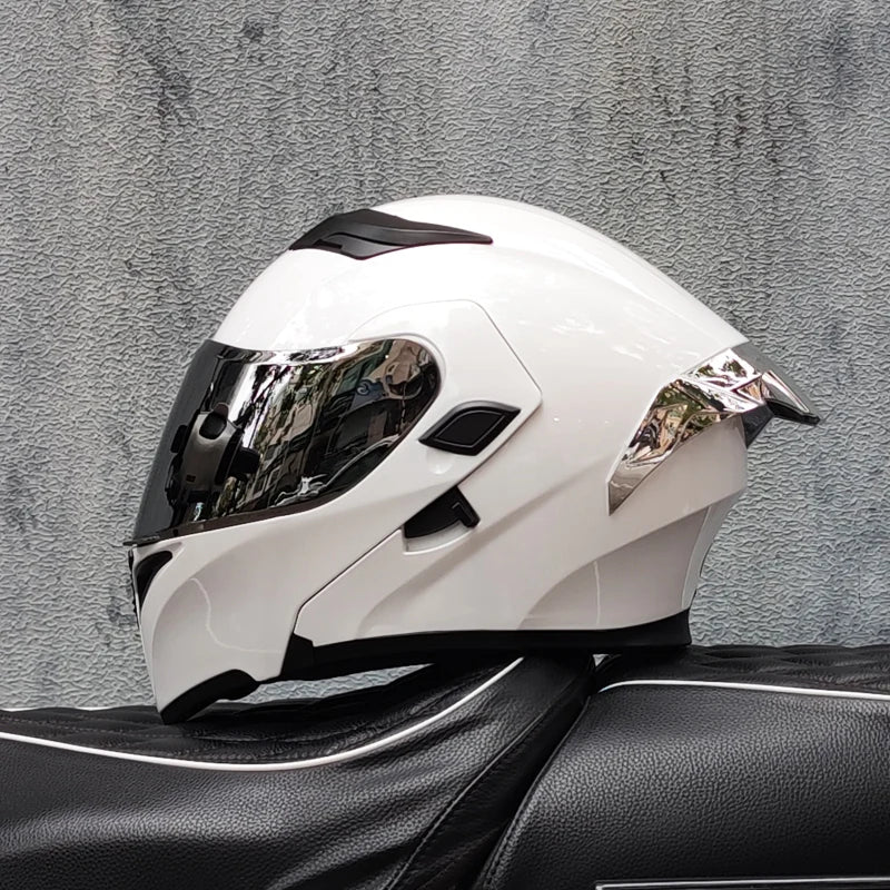 Motorcycle helmets Double Visors Modular Flip Up helmet DOT