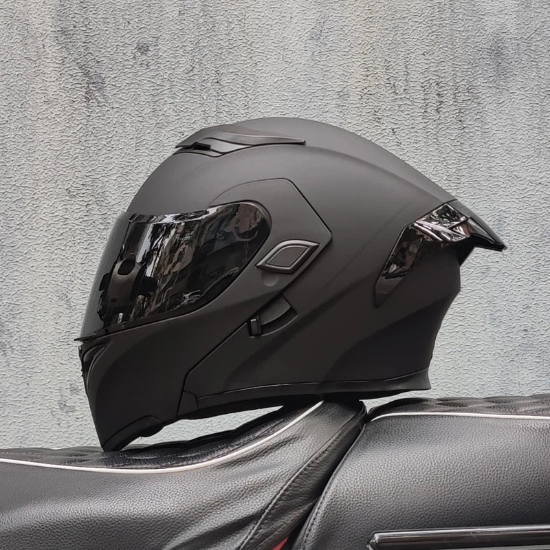 Motorcycle helmets Double Visors Modular Flip Up helmet DOT