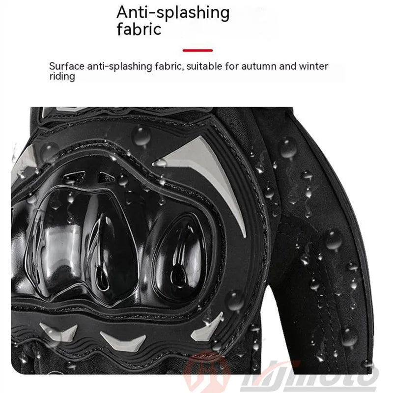 SUOMY Winter Waterproof Motorcycle Gloves Men Women Spring Autumn Motocross Biker Gloves Touch Screen Moto Cycling Gloves