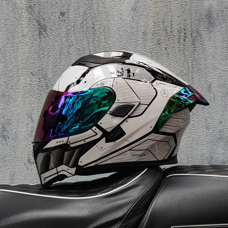 Motorcycle helmets Double Visors Modular Flip Up helmet DOT