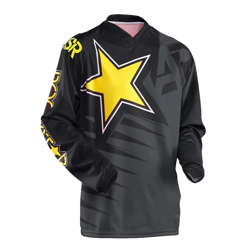 2025 New Cycling Jersey Quick-Dry BMX ATV MTB Cycling T-shirt Mountain Bike Road Bicycle Motorcycle T-Shirt  Motorcycles Kleding