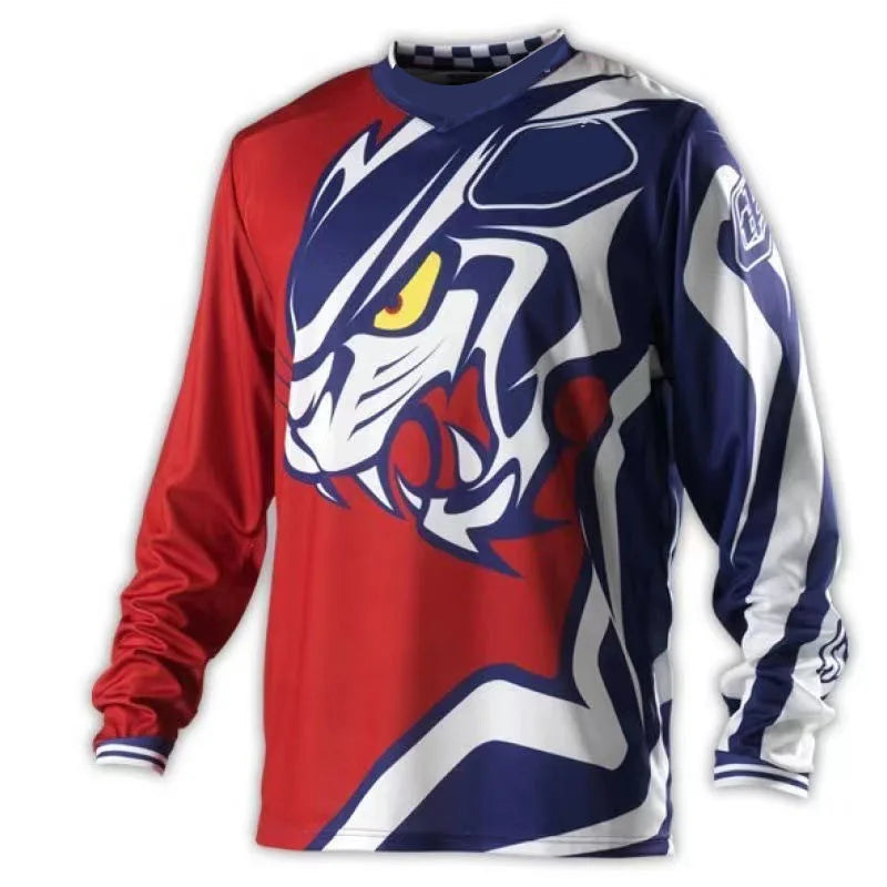 2025 New Cycling Jersey Quick-Dry BMX ATV MTB Cycling T-shirt Mountain Bike Road Bicycle Motorcycle T-Shirt  Motorcycles Kleding