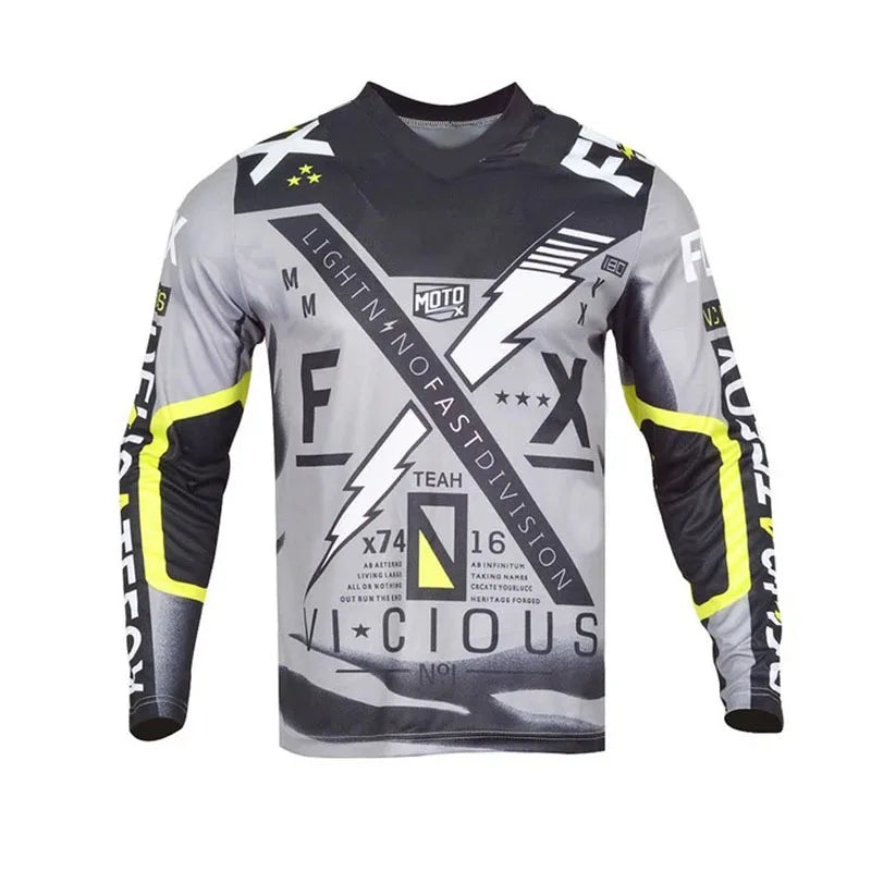 2025 New Cycling Jersey Quick-Dry BMX ATV MTB Cycling T-shirt Mountain Bike Road Bicycle Motorcycle T-Shirt  Motorcycles Kleding
