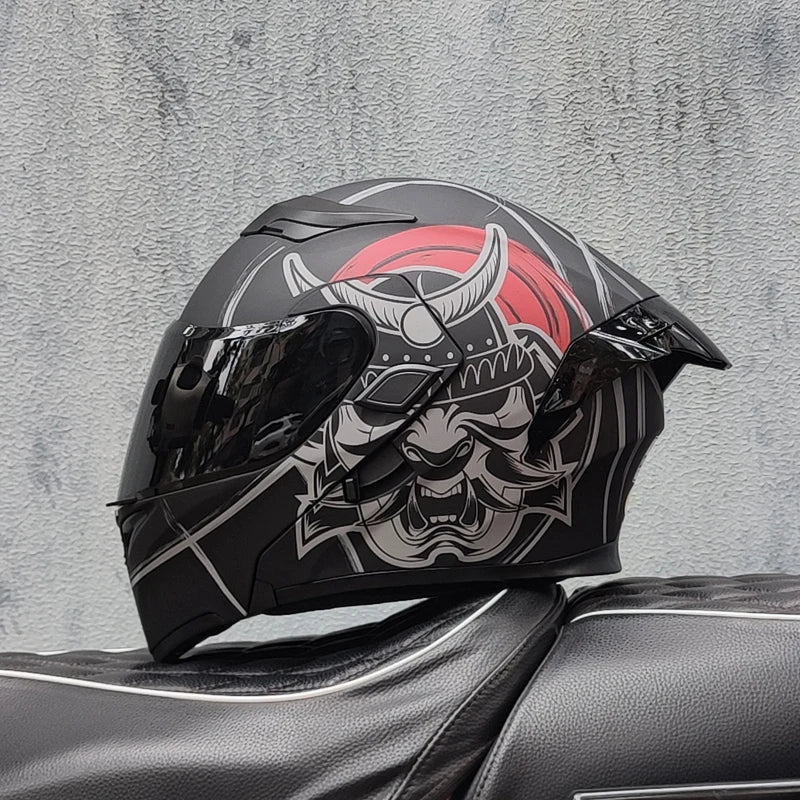 Motorcycle helmets Double Visors Modular Flip Up helmet DOT