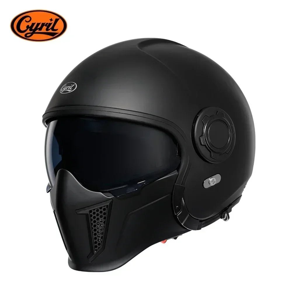 Modular Motorcycle Helmet Full Face Open Face Helmet Men Helmets DOT ECE APPROVED CYRIL OP12A Capacete De Moto Masculino