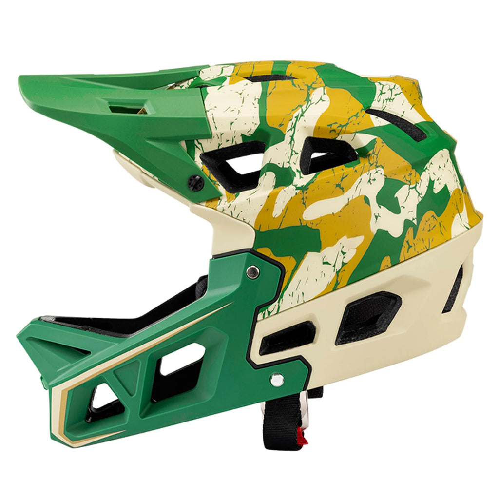 Full Face Mountain Bike Helmet Adult Racing Downhill MTB Helmet for Men/Women Adult Mountain Bike Helmet with Visor Over 31Vents