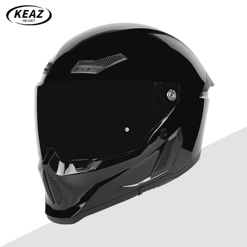 Men's Motorcycle Full Face Helmets Women's Bike Racing, Street Bike Riding All-Season Full-Coverage Safety Helmets