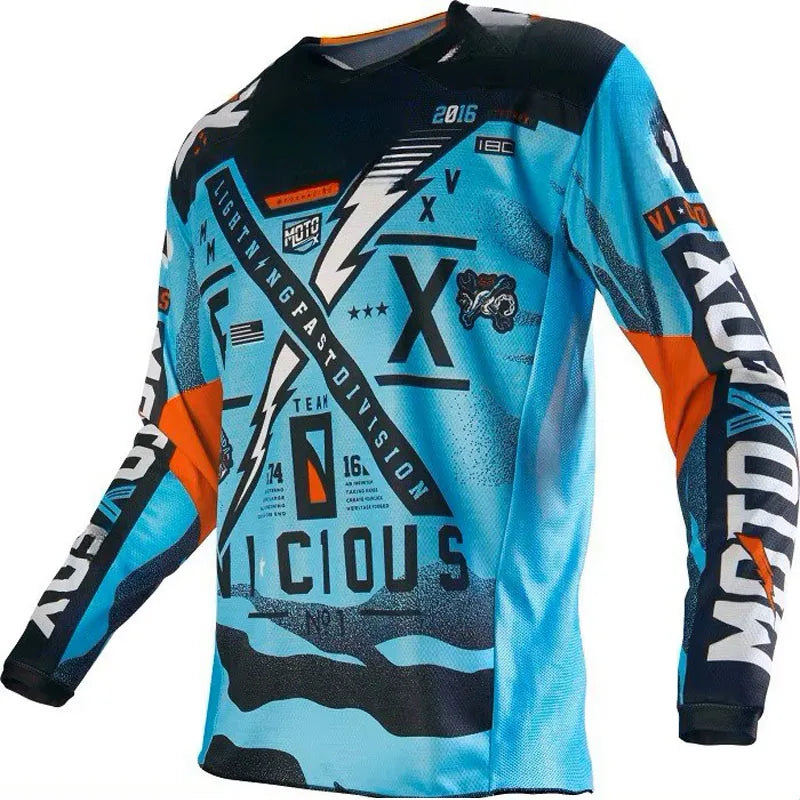 2025 New Cycling Jersey Quick-Dry BMX ATV MTB Cycling T-shirt Mountain Bike Road Bicycle Motorcycle T-Shirt  Motorcycles Kleding