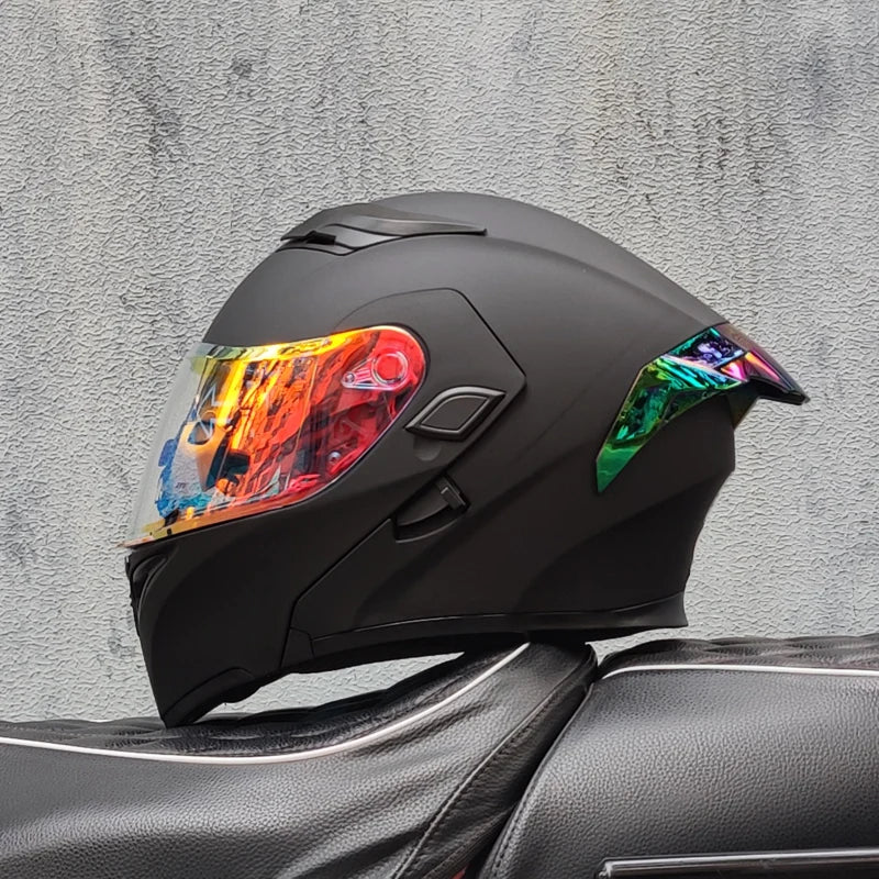 Motorcycle helmets Double Visors Modular Flip Up helmet DOT