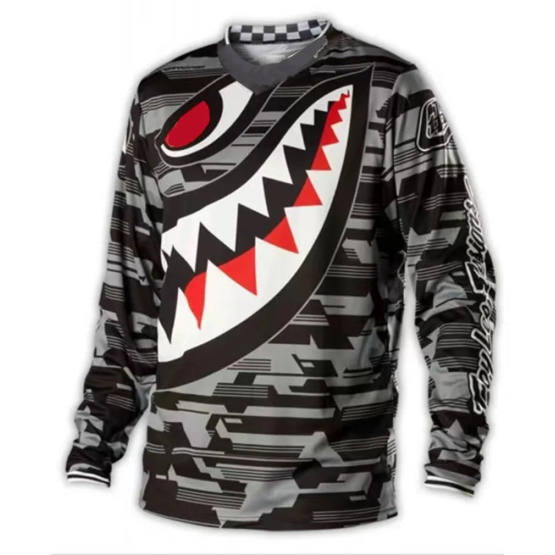 2025 New Cycling Jersey Quick-Dry BMX ATV MTB Cycling T-shirt Mountain Bike Road Bicycle Motorcycle T-Shirt  Motorcycles Kleding