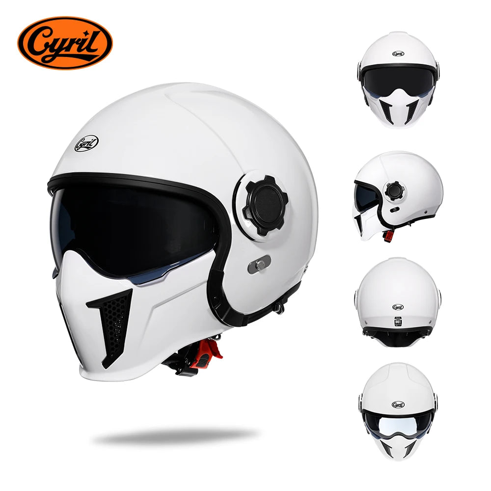 Modular Motorcycle Helmet Full Face Open Face Helmet Men Helmets DOT ECE APPROVED CYRIL OP12A Capacete De Moto Masculino