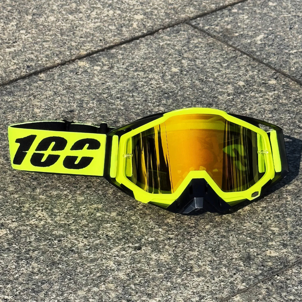 MX Motocross Goggles - Windproof, Anti-Fog for Dirt Bike, ATV, Snow & Off-Road Riding - Men's Sports Eyewear