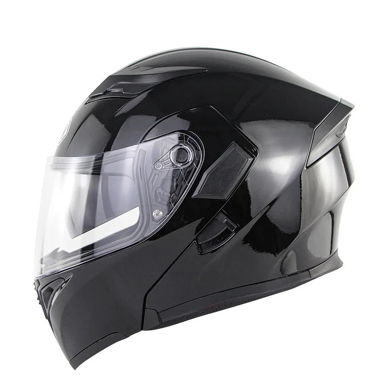 Hot Sale Flip up Motorcycle Helmet  DOT Approved Color lens Large