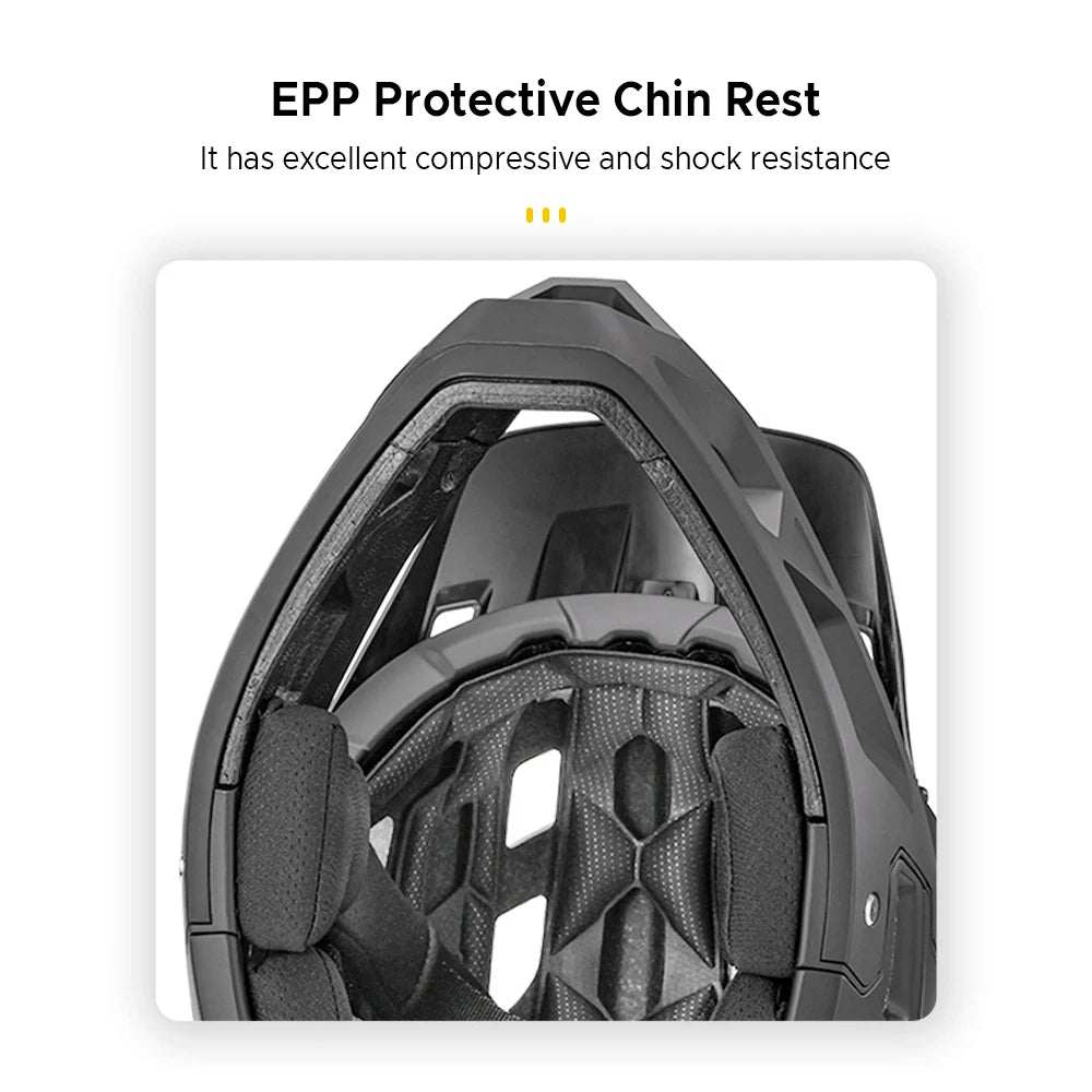 Full Face Mountain Bike Helmet Adult Racing Downhill MTB Helmet for Men/Women Adult Mountain Bike Helmet with Visor Over 31Vents